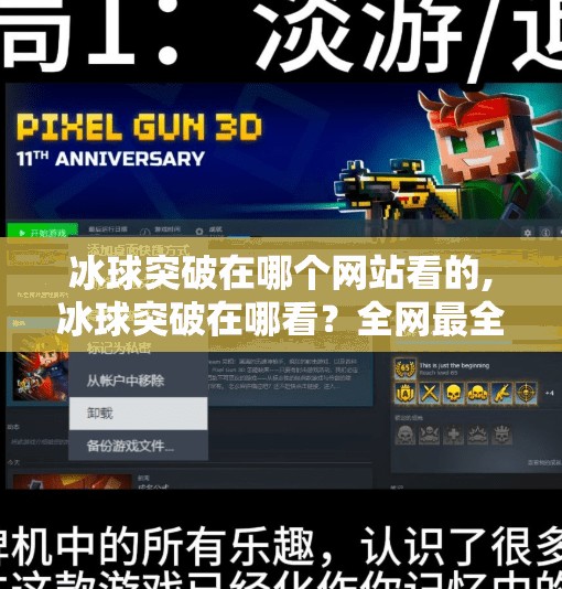 冰球突破在哪个网站看的,冰球突破在哪看？全网最全观看指南来了！手把手教你追赛事不迷路