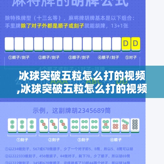 冰球突破五粒怎么打的视频,冰球突破五粒怎么打的视频？揭秘高手背后的战术逻辑与实战技巧！