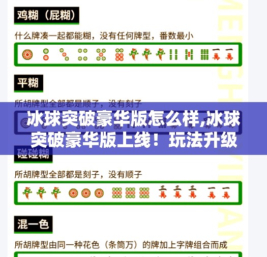 冰球突破豪华版怎么样,冰球突破豪华版上线！玩法升级、画面惊艳，是时候重新认识这款经典游戏了！