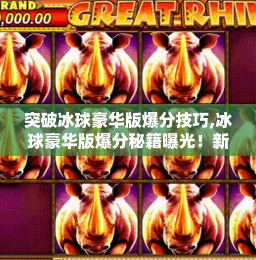 突破冰球豪华版爆分技巧,冰球豪华版爆分秘籍曝光！新手也能轻松上手，三招教你快速突破高分瓶颈！