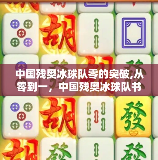 中国残奥冰球队零的突破,从零到一，中国残奥冰球队书写冰雪奇迹—零的突破背后的奋斗与荣耀