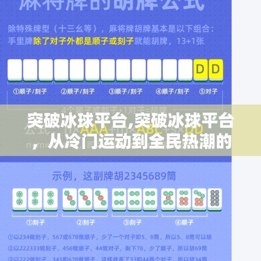 突破冰球平台,突破冰球平台,从冷门运动到全民热潮的逆袭之路 突破冰球平台,突破冰球平台,从冷门运动到全民热潮的逆袭之路